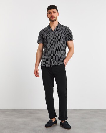 Broderie Cuban Collar Shirt