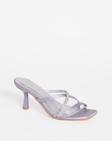 Joanna Hope Diamante Crossover Heel Wide Fit (E)