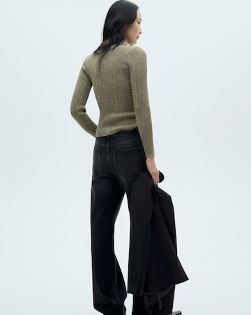 Mango Cotillon Ribbed Cardigan