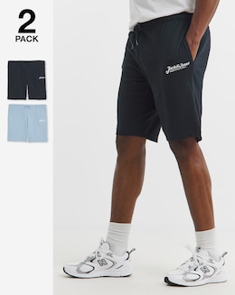 Jack &amp; Jones Beau Sweat Shorts 2 Pack - Multi