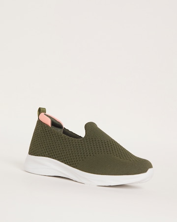 Cushion Walk Arch Support Slip On Trainers EEE Fit