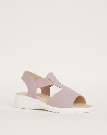Cushion Walk Elasticated Sandals E Fit