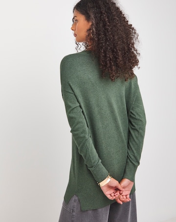 V Neck Slouch Tunic
