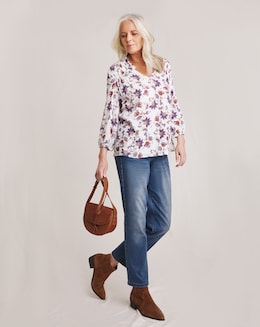 Julipa Textured Crinkle Printed Top