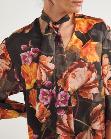 Joanna Hope Choker Neck Blouse
