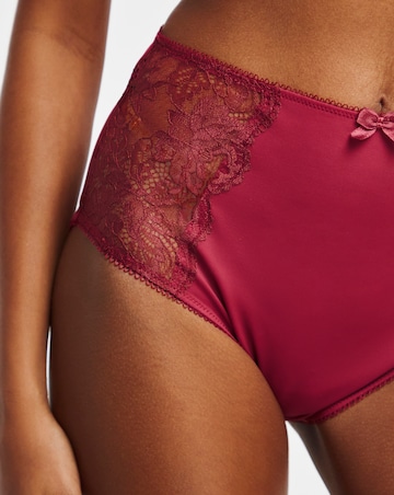 Pretty Secrets (2 Pack) Ella Lace Full Brief Knickers Mink/Rust