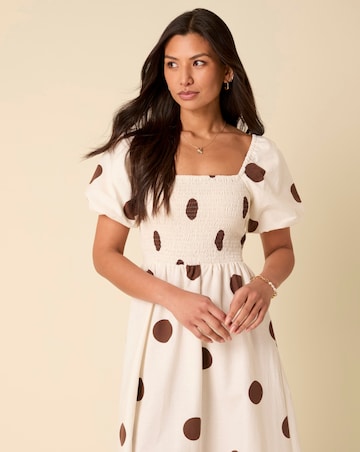 Nobody's Child Tasmin Spot Midi Dress