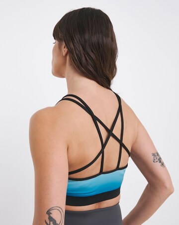 ellesse Bonded Crossback Ombre Bra Top