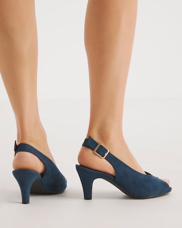 Scarlett Peep Toe Shoe Extra Wide EEE Fit