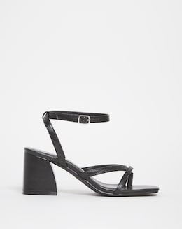 Amaya Strappy Toe Post Heeled Sandals - Extra Wide Fit (EEE)