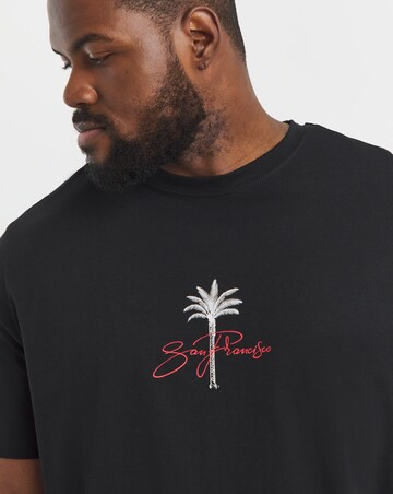 Jack & Jones Bradley Back Graphic T-Shirt - Black