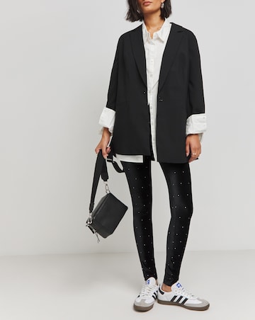 Glitter Velour Leggings