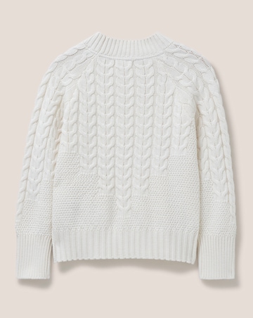 White Stuff Cable Yoke Jumper
