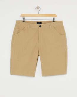 Garment Washed Carpenter Short
