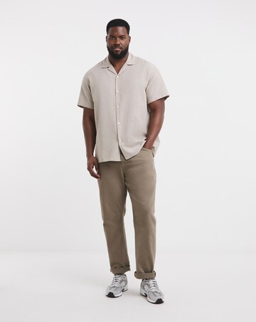 Jack & Jones Breeze Resort Linen Shirt - Crockery