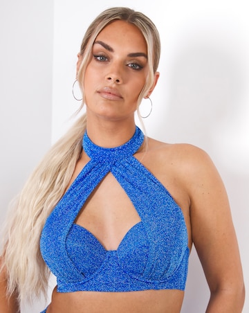 Ann Summers La Isla Bonita Underwired Bikini Top Cobalt