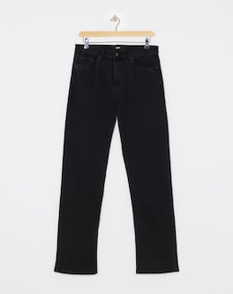 Black Loose Fit Stretch Jeans