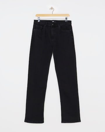 Black Loose Fit Stretch Jeans