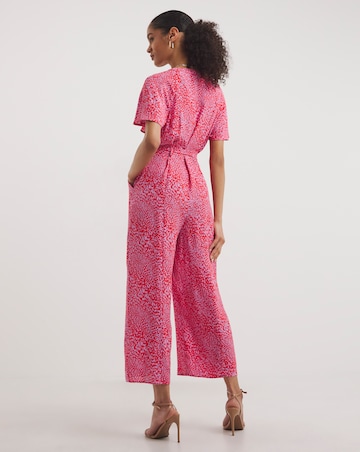 Whistles Diagonal Leopard Jemma Jumpsuit
