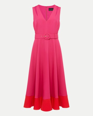 Phase Eight Raquel Contrast Band Belted Dress