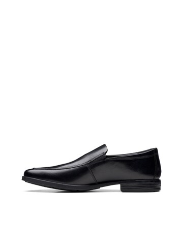 Clarks Howard Edge Wide Fit Shoe - Black