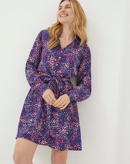 FatFace Charlie Layered Shirt Dress