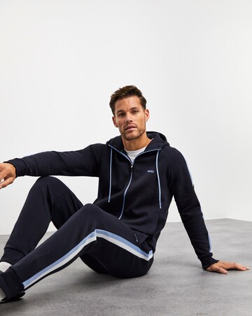 BOSS Navy Side Stripe Tracksuit