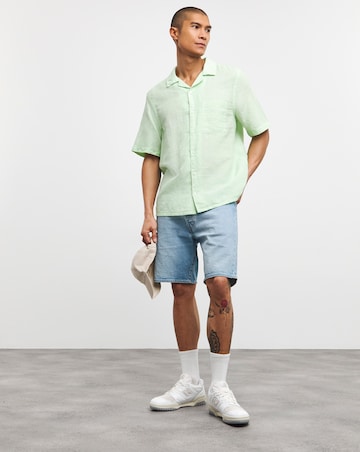 Calvin Klein Short Sleeve Linen Shirt