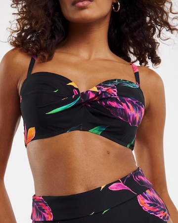 MAGISCULPT Twist Front Bandeau Underwired Bikini Top