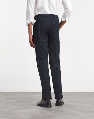 Gingham Check Suit Trousers