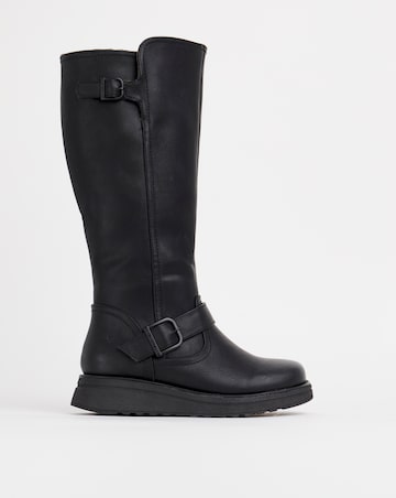 Heavenly Feet Rubymae Knee High Boots Standard Calf Extra Wide EEE Fit