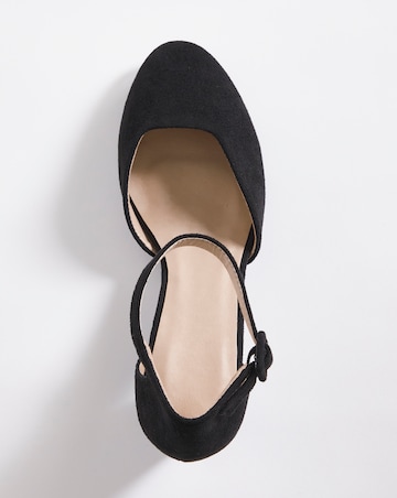 Rosemary Heeled Shoe with Ankle Strap - Wide fit (E)