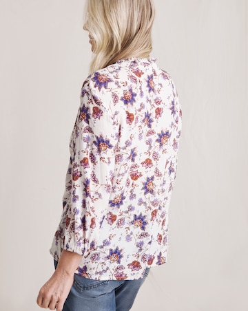 Julipa Textured Crinkle Printed Top