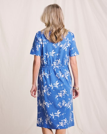 Julipa Pure Cotton Printed Jersey Shift dress