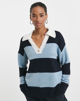 Stripe Collar Jumper