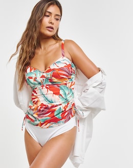 Fantasie Bamboo Grove Twist Front Wired Tankini Top