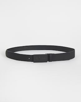 BOSS Icon Tonal Plaque Leather Belt