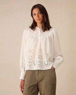 Ro&amp;Zo Cut Out Detail Blouse