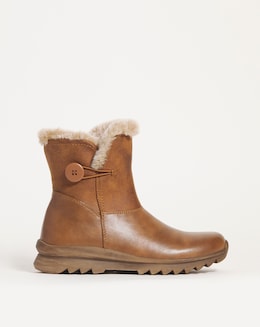 Cushion Walk Casual Boot with Side Zip E Fit