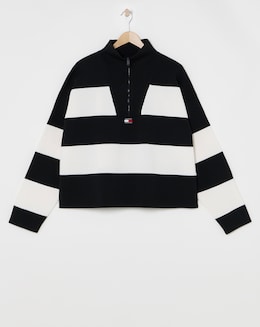 Tommy Jeans Half Zip Stripe Jumper