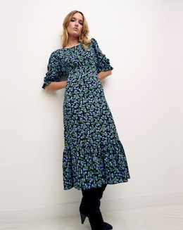 Nobody's Child Selena Long Sleeve Midi Dress