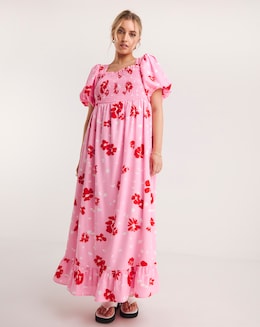 Lovedrobe Puff Sleeve Maxi Dress