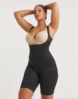 Naomi&amp;Nicole Unbelievable Comfort Firm Control Torsette Thigh Slimmer Black