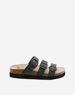 Rocket Dog Astor Glenn Glitter 3 Strap Buckle Sandal
