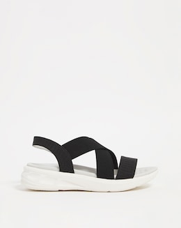 Cushion Walk Elasticated Sandal EEE Fit