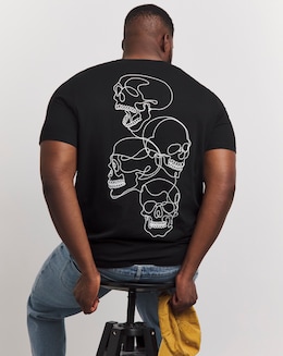 Jack &amp; Jones Scully Crew Neck Back Graphic T-Shirt