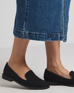 River Classic Slipper Cut Plain Loafer - Extra Wide Fit (EEE)