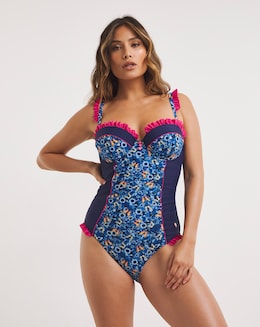 Joe Browns Butterfly Print Wired Swimsuit