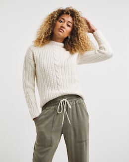 Cable Turtle Neck Jumper