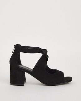 Becky Front Bow Shoe Boot - Extra Wide Fit (EEE)
